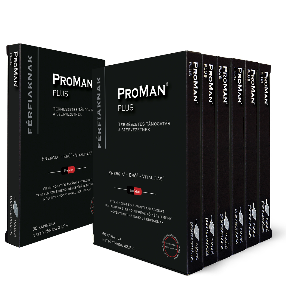 Natural Pharmaceuticals ProMan® Plus  egy ProMan® Plus kiegészítő csomagot.