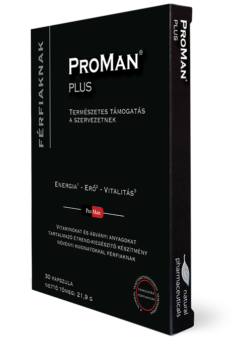 Natural Pharmaceuticals ProMan® Plus étrend-kiegészítő csomag.